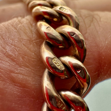 Load image into Gallery viewer, Victorian Antique Albert Tapered Watch Chain, 9Ct, c.1900&#39;s