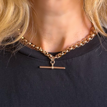 Load image into Gallery viewer, Edwardian Antique 9CT Gold Fancy Link Graduated Chain.