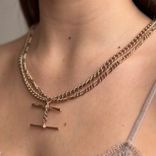 Load image into Gallery viewer, Victorian Antique Albert Tapered Watch Chain, 9Ct, c.1900&#39;s