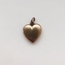 Load image into Gallery viewer, Antique Victorian 12CT Gold Filled Fleur-de-Lis Heart Locket by Wightman &amp; Hough, c 1910