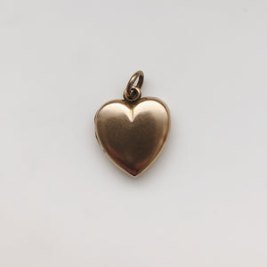 Antique Victorian 12CT Gold Filled Fleur-de-Lis Heart Locket by Wightman & Hough, c 1910